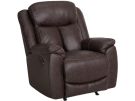 Warner Duvall Coffee Power Rocking Recliner 