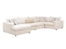 Durango Pewter 5 Piece Left Arm Chaise Sectional
