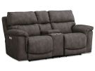 Cosmo Pewter Zero Gravity Triple Power Reclining Console Loveseat
