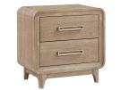 Wilshire Weathered Oak 2 Drawer Nightstand