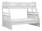Galen White Twin Over Full Bunk Bed