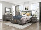Lenoir Gray 3 Piece King Storage Bedroom Set