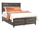 Lenoir Gray Queen Storage Bed