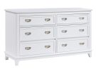 Sloane White 6 Drawer Dresser