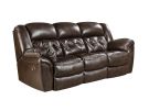 Cheyenne Whiskey Leather Power Reclining Sofa