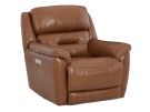 Contender Saddle Leather Triple Power Recliner