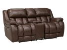 Drifter Mocha Zero Gravity Triple Power Reclining Console Loveseat