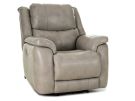 Galaxy Mushroom Leather Zero Gravity Power Recliner w/Power Lumbar & Headrests