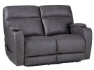 Jaguar Bolero Graphite Power Reclining Loveseat w/Power Lumbar and Headrests