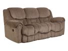 Del Mar Taupe Manual Reclining Sofa