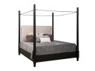 Big Sky Black King Poster Bed w/ Canopy