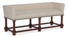 Charleston Chateau Linen Upholstered Bed Bench