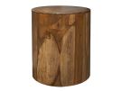 Balam Drum Round Chairside End Table