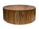 Balam Drum Round Cocktail Table