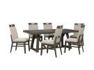 Hearst Reclaimed Chevron 7 Piece Rectangular Dining Set