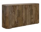 Balam Barrel Brown Four Door Console