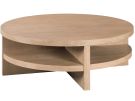 Bria Sandalwood Round Coffee Table