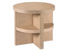Bria Sandalwood Round End Table