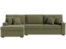 Lyndon Faithful Olive 2 Piece Modular Left Arm Chaise Sectional