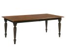 Bridgetown Nicholas Black & Brown Extension Dining Table