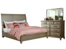 Plank Road Stone 3 Piece Queen Sleigh Bedroom Set