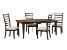 Plank Road 5 Piece Dining Set w/Extension Dining Table & 4 Chairs
