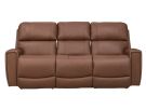 Apollo Caramel Leather Power Reclining Sofa w/Power Headrest