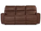 Greyson Caramel Leather Manual Reclining Sofa