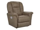 Jasper Stone Leather Power Rocker Recliner