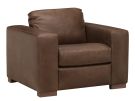 Inglewood Vintage Brown Cigar Leather Accent Chair