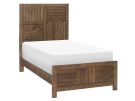 Summer Camp Brown Twin Panel Bed