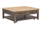 XXX's and OOO's Amber/Cocoa Lift Top Cocktail Table