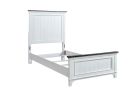 Allyson Park White Twin Panel Bed 