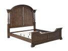 Arden Road Satin Cherry King Poster Bed