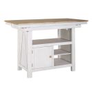 Lindsey Farm Weathered White Kitchen Island