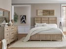 Proximity Place Barley Buff 3 Piece Queen Bedroom Set w/Panel Bed, Dresser & Mirror