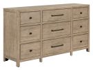 Proximity Place Barley Buff 9 Drawer Dresser