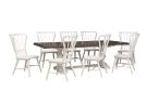 River Place Riverstone White & Tobacco 9 Piece Dining Set