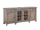 Paxton Place Dovetail Grey 70" Entertainment Console