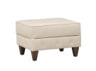 4040F Donegal Tweed Oatmeal Rectangular Accent Ottoman