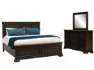 Grand Louie Brown 3 Piece Queen Storage Bedroom Set