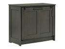 Orion Stonewash Twin Murphy Cabinet Bed