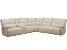 Spartacus Oyster 6 Piece Dual Power Reclining Sectional