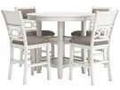 Erinberg Antique White 5 Piece Counter Height DIning Set