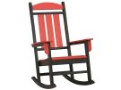 Callaway Black & Red Porch Rocker