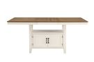 Hyland 80" Two Tone Counter Table with Leaf