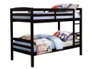 Willow Black Twin/Twin Bunkbed with Ladder