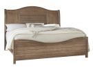 Cool Farmhouse Natural Queen Sleigh Bed