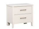 Pure Maple Cottage White 2 Drawer Nightstand