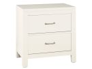 Tide & Timber Soft White Maple 2 Drawer Nightstand